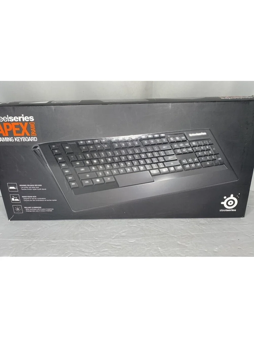 SteelSeries APEX [RAW] 64144 Wired USB Gaming Keyboard